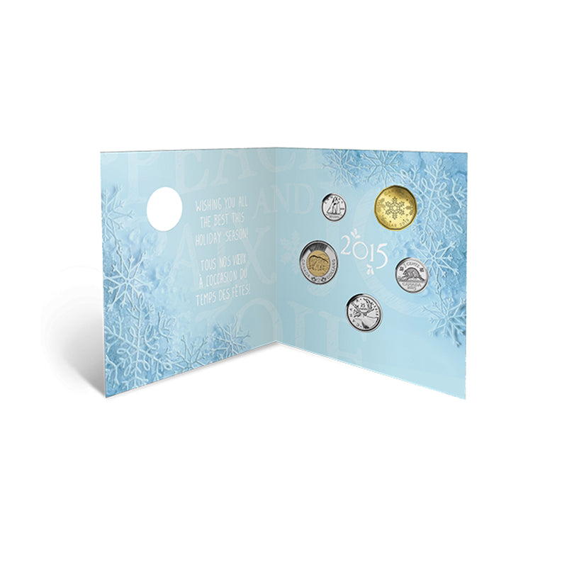 2015 Canada Peace and Joy Gift Set With Special Loon Dollar