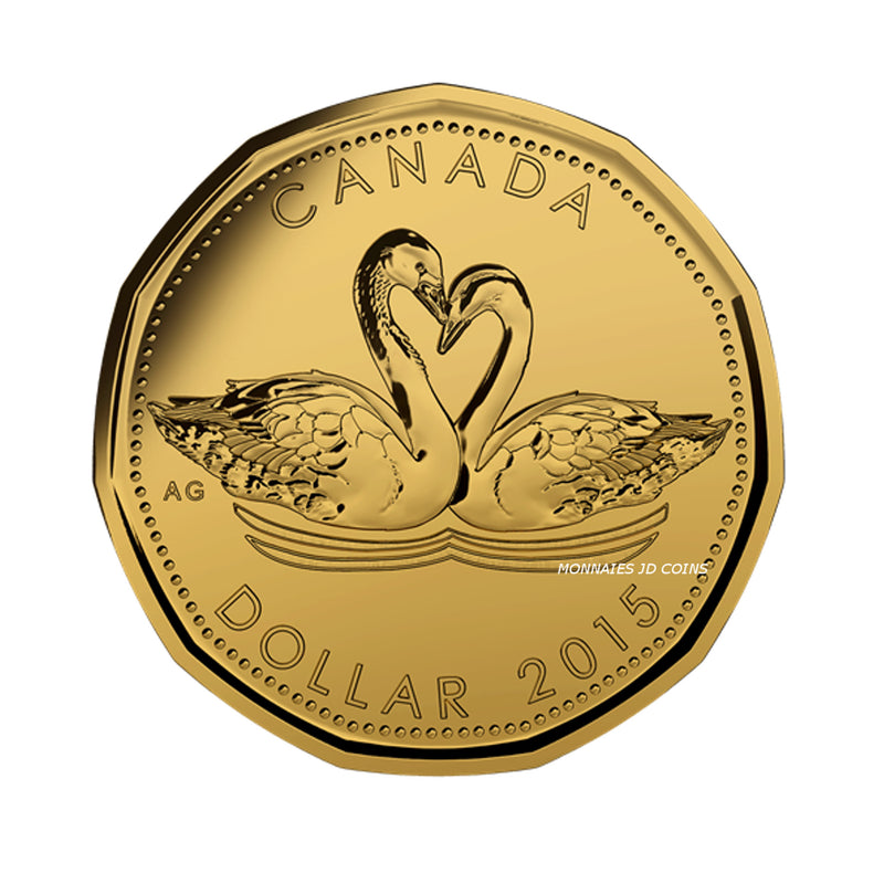 2015 Canada Wedding Loon Two Swans Brillant Uncirculated