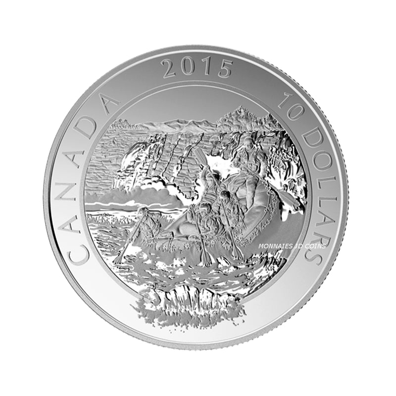 2015 Canada $10 Adventure Canada Whitewater Rating Fine Silver (No Tax)