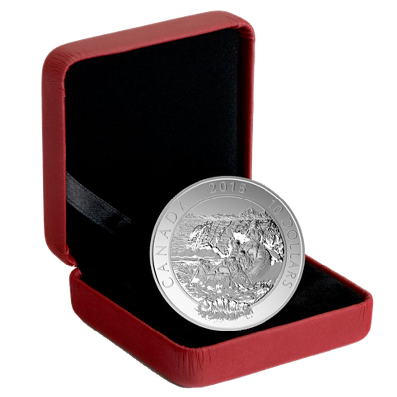 2015 Canada $10 Adventure Canada Whitewater Rating Fine Silver (No Tax)