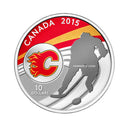 2015 Canada $10 Canadian NHL Calgary Flammes Fine Silver (No Tax)