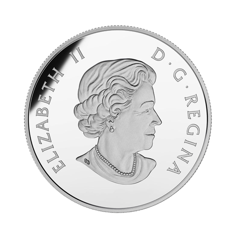 2015 Canada $10 Canoe Across Mirror,Mirror Fine Silver (No Tax)