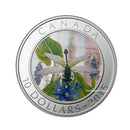 2015 Canada $10 Dragonfly Pygmy Snaketail Fine Silver (No Tax)