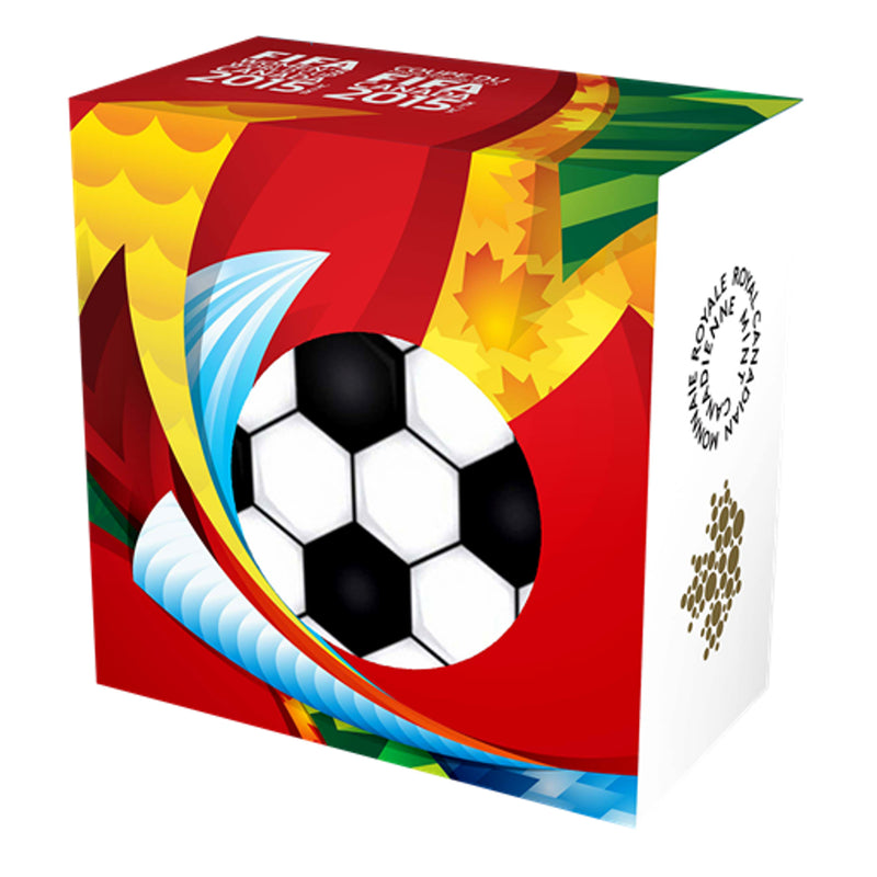 2015 Canada $10 Fifa Women's World Cup The Goalle Fine Silver (No Tax)