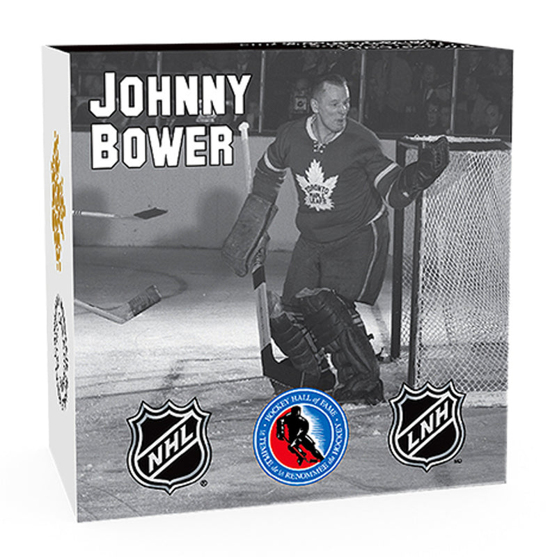 2015 Canada $10 Goalies Johnny Bower Fine Silver (No Tax)