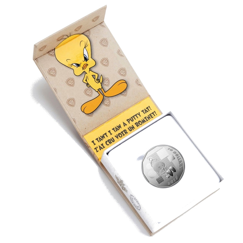 2015 Canada $10 Looney Tunes Tweety Bird ''I Tawt I Taw a Putty Tat!'' Fine Silver (No Tax)