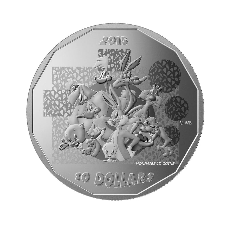 2015 Canada $10 Looney Tunes ''That's All, Folks'' Fine Silver (No Tax)