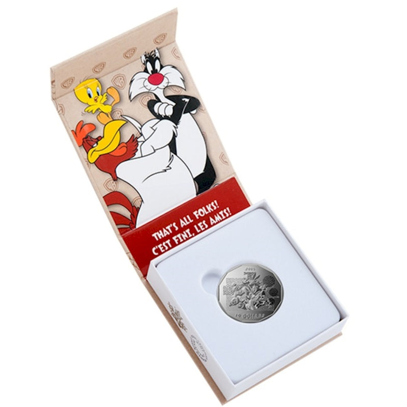 2015 Canada $10 Looney Tunes ''That's All, Folks'' Fine Silver (No Tax)