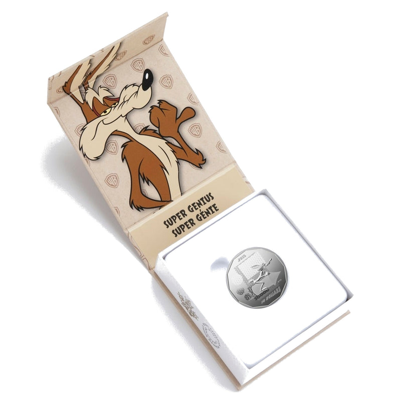 2015 Canada $10 Looney Tunes Wile E. Coyote-Super Genius Fine Silver (No Tax)