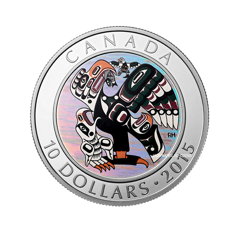 2015 Canada $10 First National Art Mother Feeding Baby Fine Silver (No Tax)