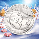 2015 Canada 20$ For 20$ Series Gingerbread Man 1/4oz .9999% Fine Silver Coin