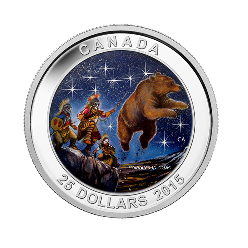 2015 Canada $25 Star Charts The Great Ascent Fine Silver Coin