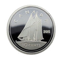 2015 Canada 10 Cents Silver Proof (No Tax)