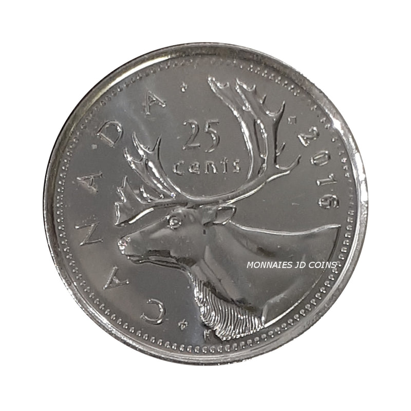 2016 Canada Caribou 25 Cents Choice BU (MS-64)