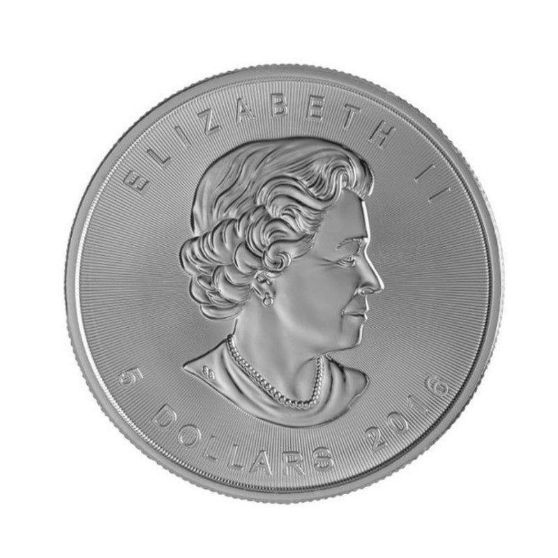 2016 Canada $5 1 oz. 99.99% Pure Silver SML Incuse (Bullion)