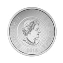 2016 Canada 5 oz. Pure Silver Coloured Coin - Big Coin Series  $2 Dollar Polar Bear