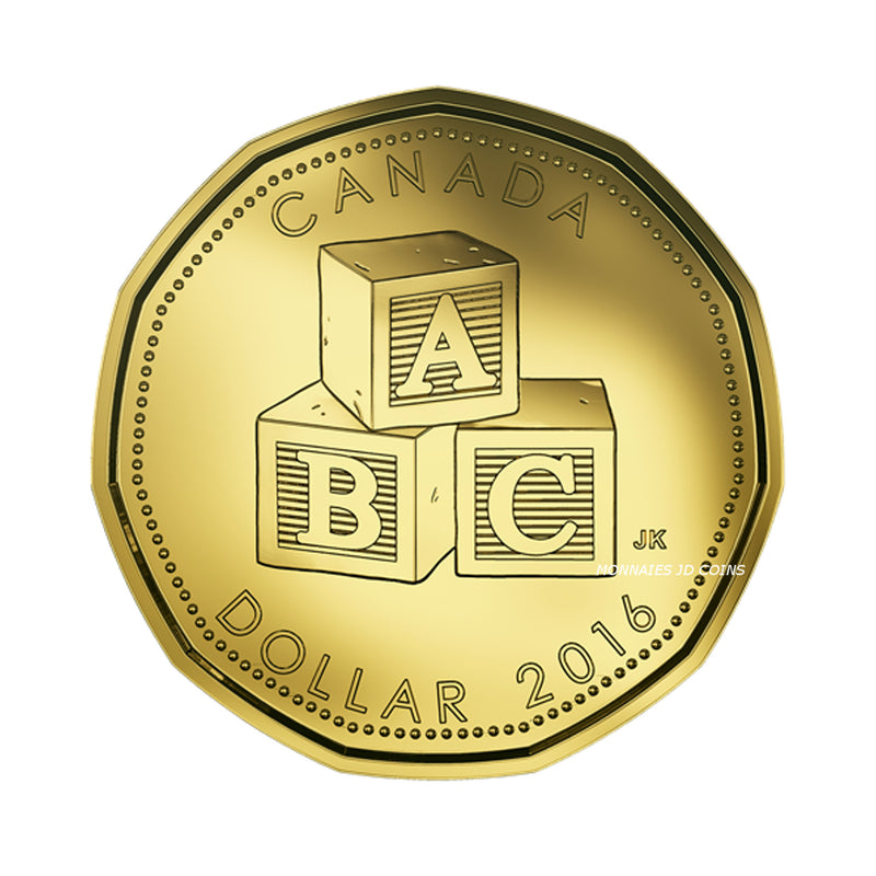 2016 Canada Baby Loon Building Blocks Brillant Uncirculated