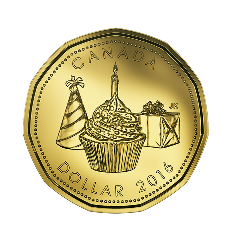 2016 Canada Happy Birthday Gift Set With Special Loon Cupcake