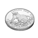2016 Canada $100 Cougar 1 oz. Fine Silver Coin $100 for $100 Series