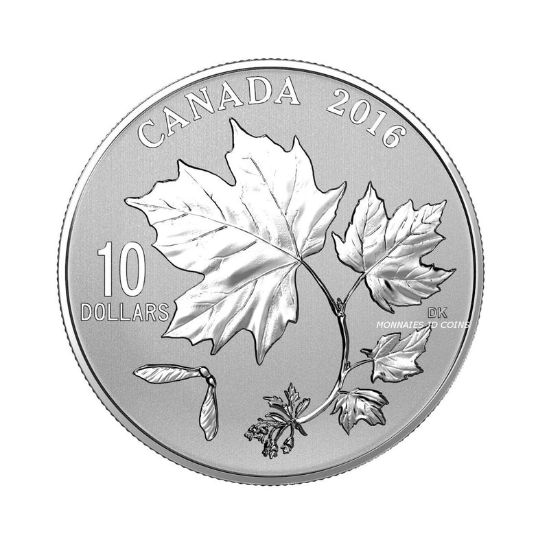 2016 Canada $10 Maple Leaf Fine Silver (No Tax)