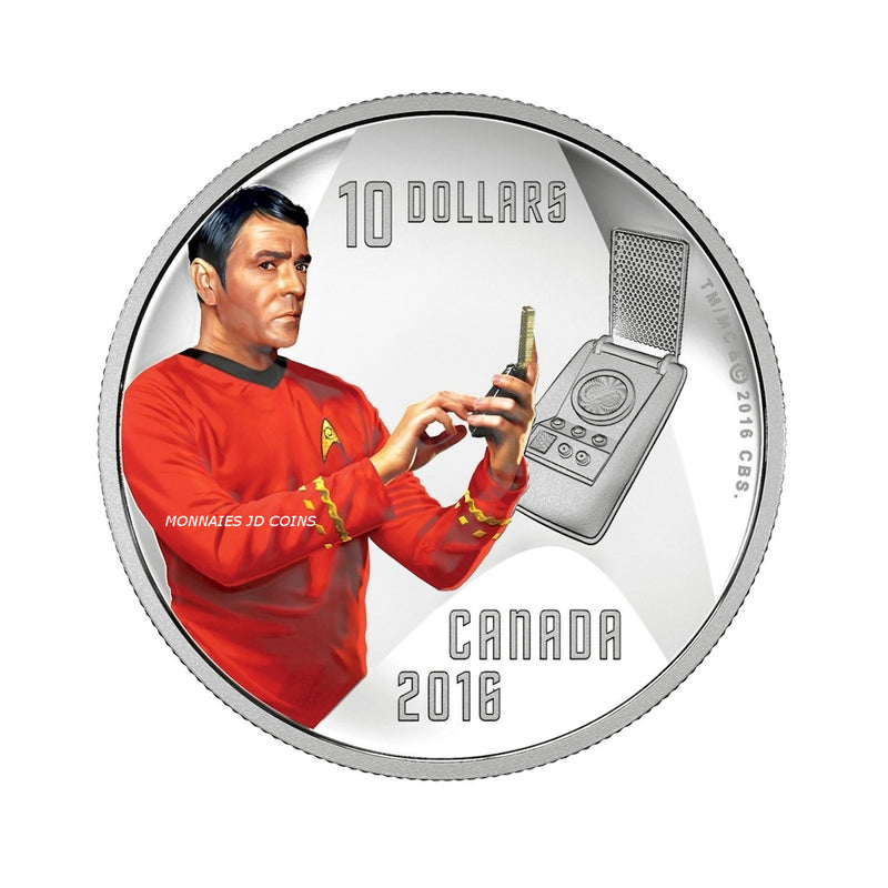 2016 Canada $10 Star Trek Scotty Fine Silver (No Tax)