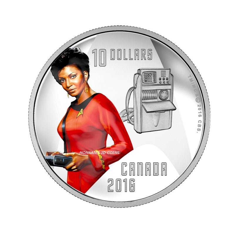 2016 Canada $10 Star Trek Uhura Fine Silver (No Tax)