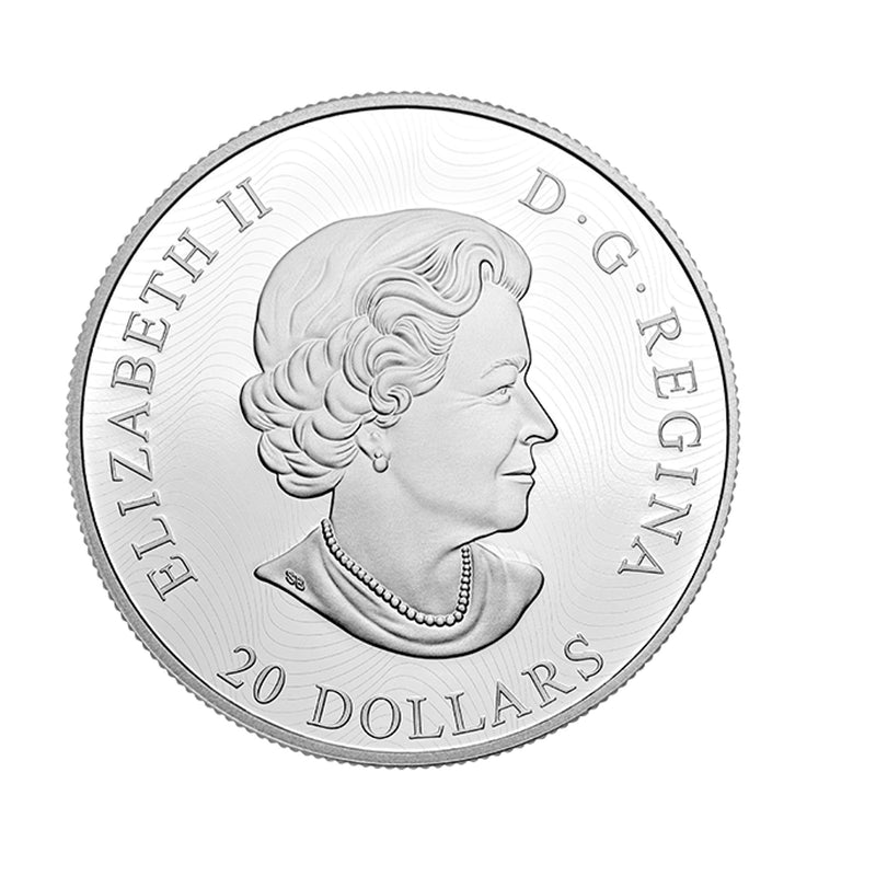 2016 $20 Canadian Landscapes - Reaching The Top Fine Silver (No Tax)