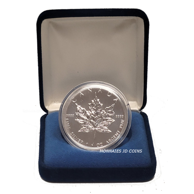 1993 Canadian Maple Leaf BU Brilliant Uncirculated 1 oz .9999 Silver $5 Coin ( No Tax )