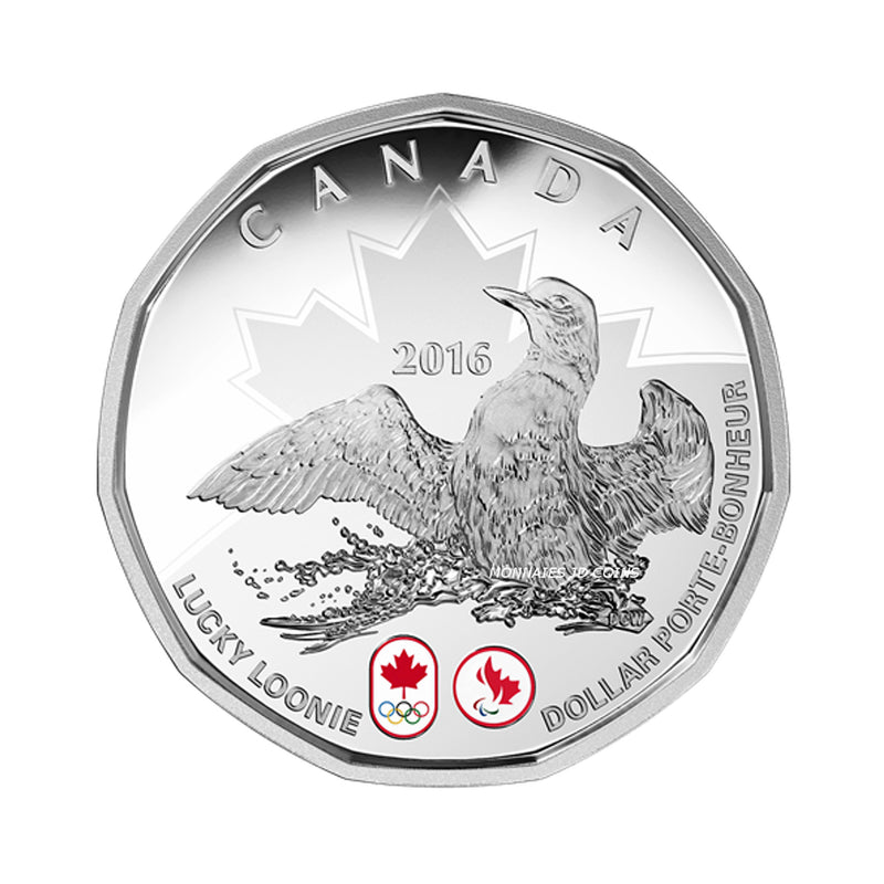 2016 Canada Olympic Lucky Loon Fine Silver Proof Coin