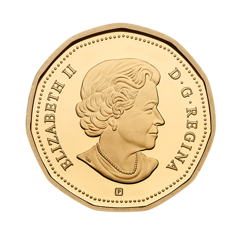 2016 Canada Loon Fine Silver Proof Gold Plated Coin