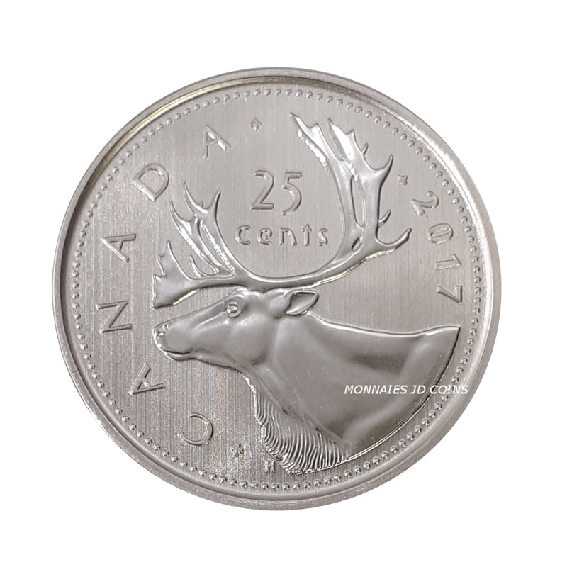 2017 Canada 25 Cents Specimen Coin