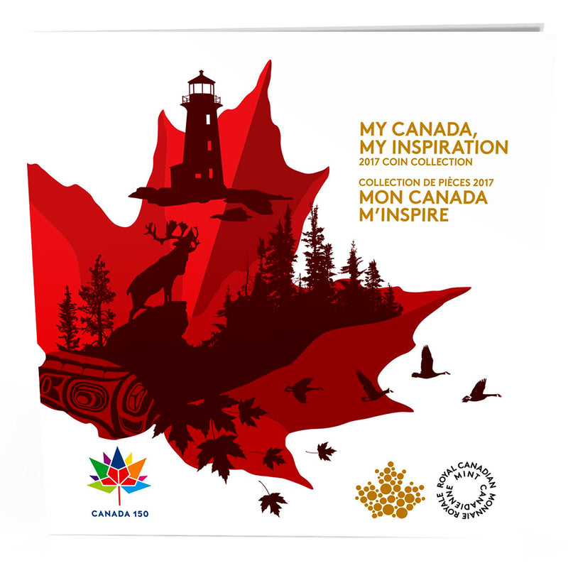 2017 My Canada, My Inspiration 5 Coin Collector Card