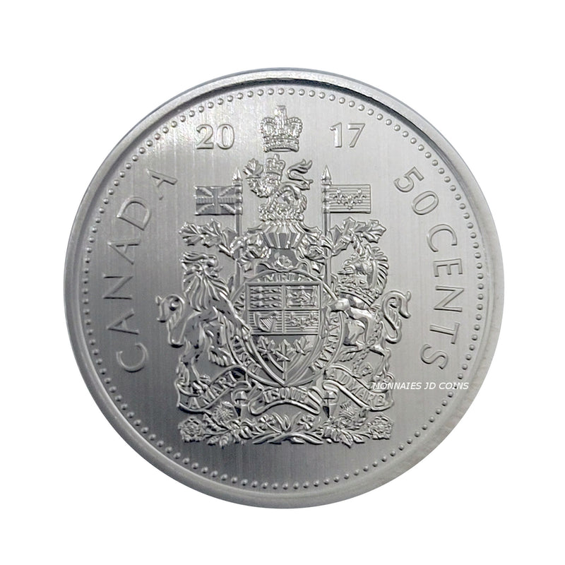 2017 Coat Of Arms Canada 50 Cents Specimen