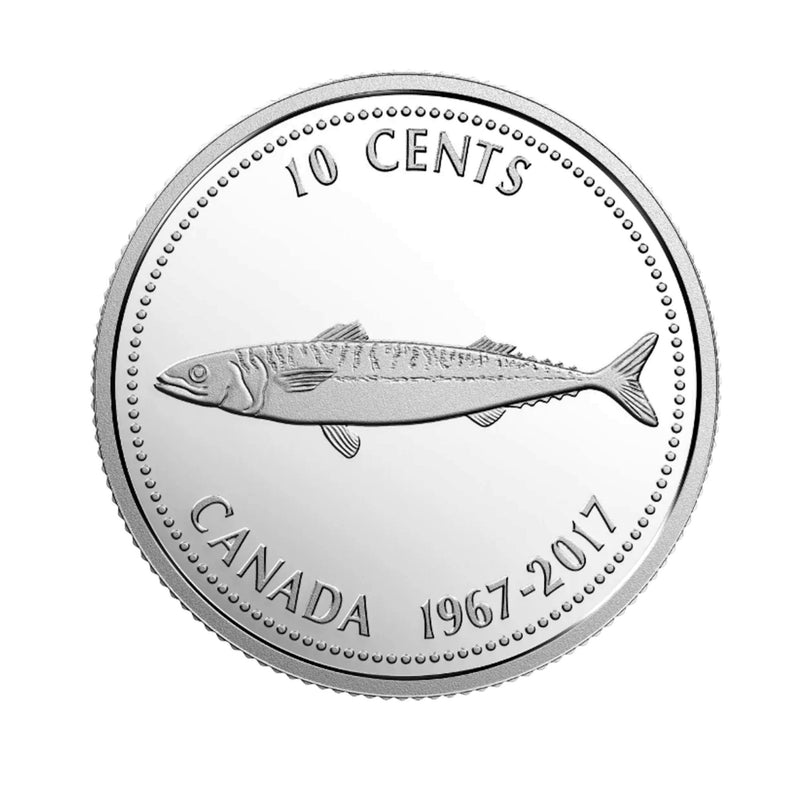 2017 Canada 1967-2017 Centennial Commemorative 10 Cents Silver Proof (No Tax)