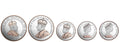 2017 Canada The Legacy Of The Penny 5 Coin Set Fine Silver (No Tax)