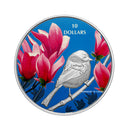 2017 Canada $10 Birds Among Nature's Colours Chikadee Fine Silver (No Tax)