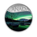2017 Canada $10 Celbrating Canada's 150th Aurora Borealis At Mcintyre Creek Fine Silver (No Tax)