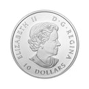 2017 Canada $10 Iconic Canada Dog Sledding Under The Northern Lights Fine Silver (No Tax)