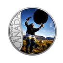 2017 Canada $10 Celbrating Canada's 150th Drum Dancing Fine Silver (No Tax)