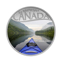 2017 Canada $10 Celbrating Canada's 150th Kayaking On The River Fine Silver (No Tax)