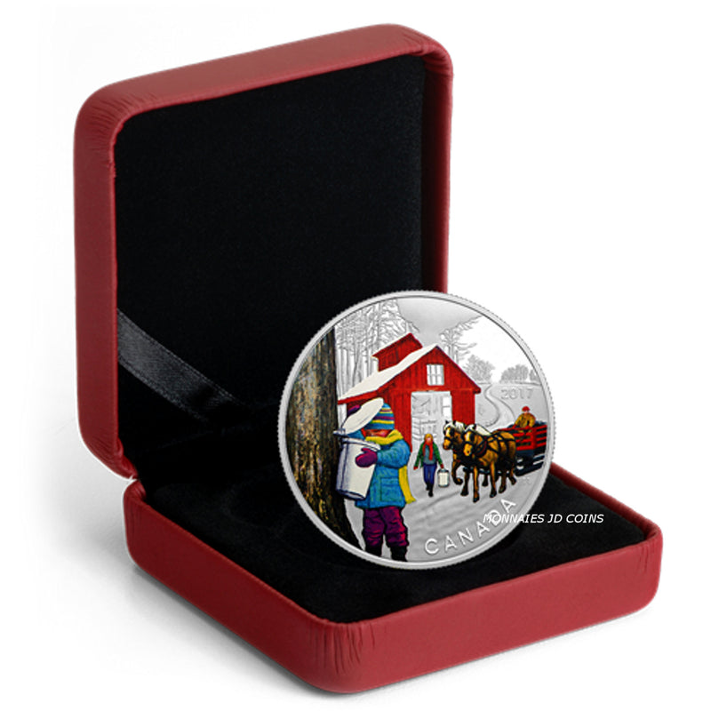 2017 Canada $10 Iconic Canada The Sugar Shack Fine Silver (No Tax)