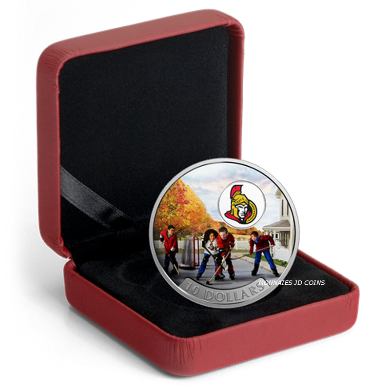 2017 Canada $10 Passion To Play Ottawa Senators Fine Silver (No Tax)