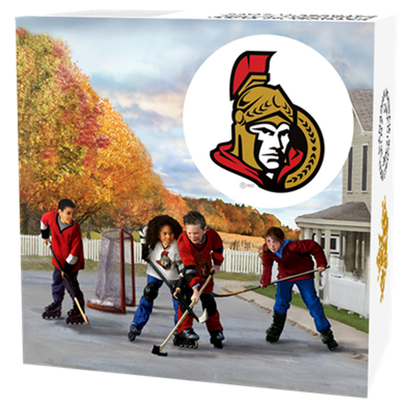 2017 Canada $10 Passion To Play Ottawa Senators Fine Silver (No Tax)