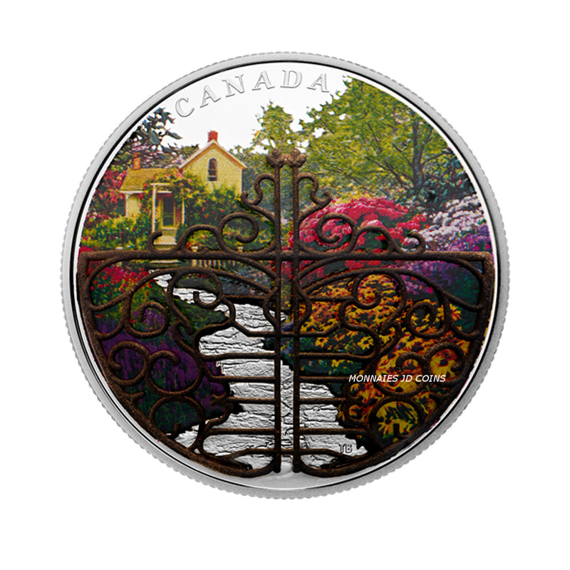 2017 Canada $30 Gate To Enchanted Garden Fine Silver Coin (No Tax)