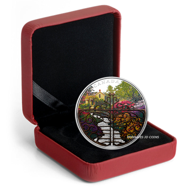 2017 Canada $30 Gate To Enchanted Garden Fine Silver Coin (No Tax)