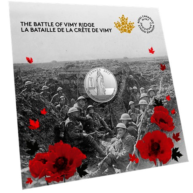 2017 Canada $3 100th Anniversary of the Battle of Vimy Ridge Fine Silver (No Tax)