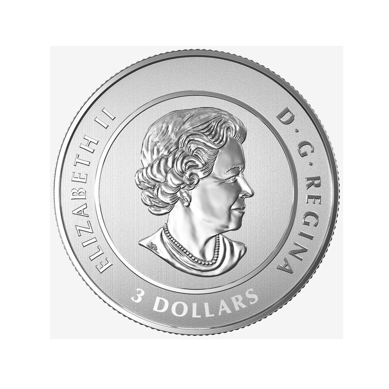 2017 Canada $3 Heart of our Nation Fine Silver Coin (No Tax)