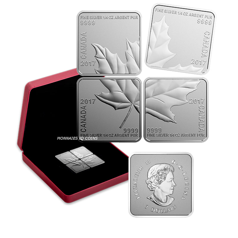 2017 Canada $3 Maple Leaf Quartet Fine Silver (No Tax)