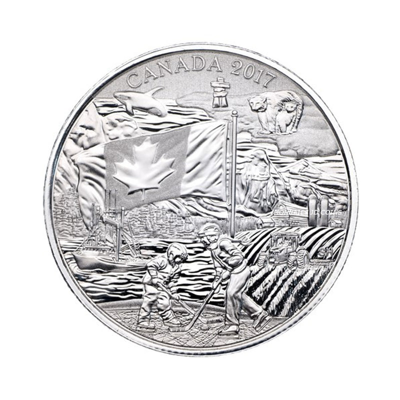 2017 Canada $3 The Spirit Of Canada Fine Silver (No Tax)