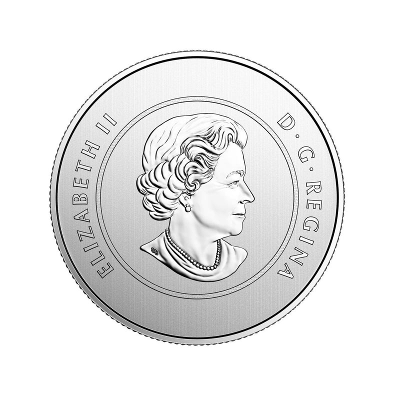 2017 Canada $5 Proudly Canadian Glow-in-the-Dark Fine Silver (No Tax)